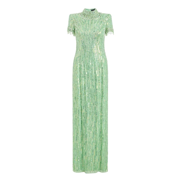 Jenny Packham Madeleine Dress in Parakeet | Coveti