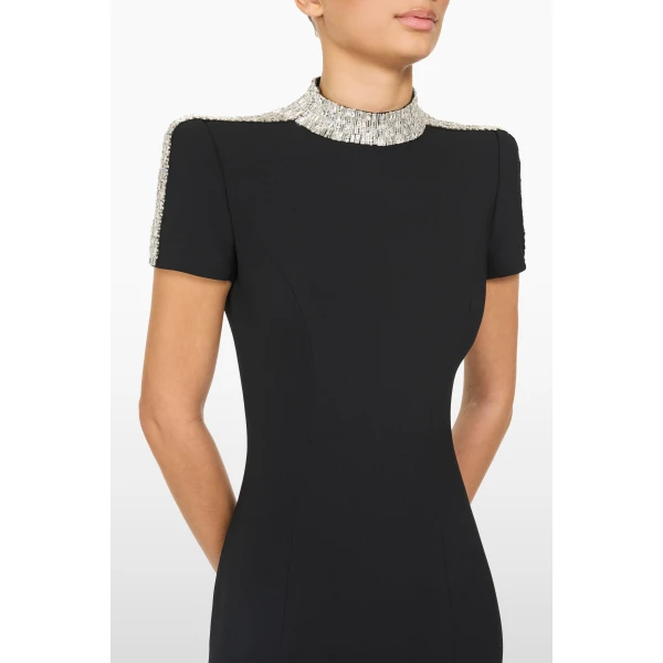 Jenny Packham Mesa Dress in Liquorice | Evening Gowns | Coveti