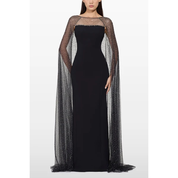 Jenny Packham Moxie Dress in Liquorice | Evening Gowns | Coveti
