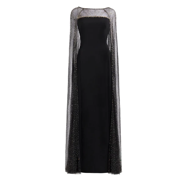 Jenny Packham Moxie Dress in Liquorice | Coveti
