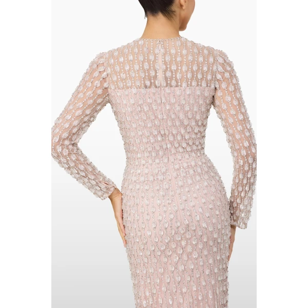 Jenny Packham Nova Dress in Ballet Pink | Evening Gowns | Coveti