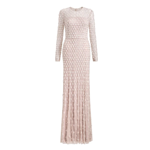Jenny Packham Nova Dress in Ballet Pink | Coveti