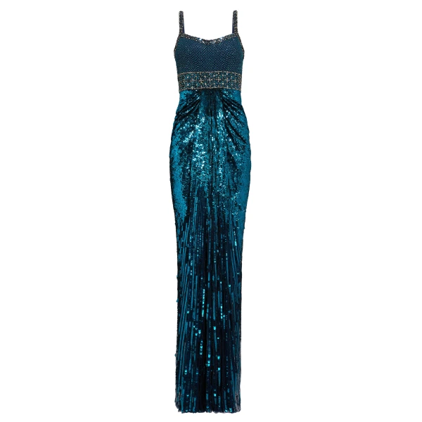 Jenny Packham Only You Dress in Blackthorne Blue | Coveti