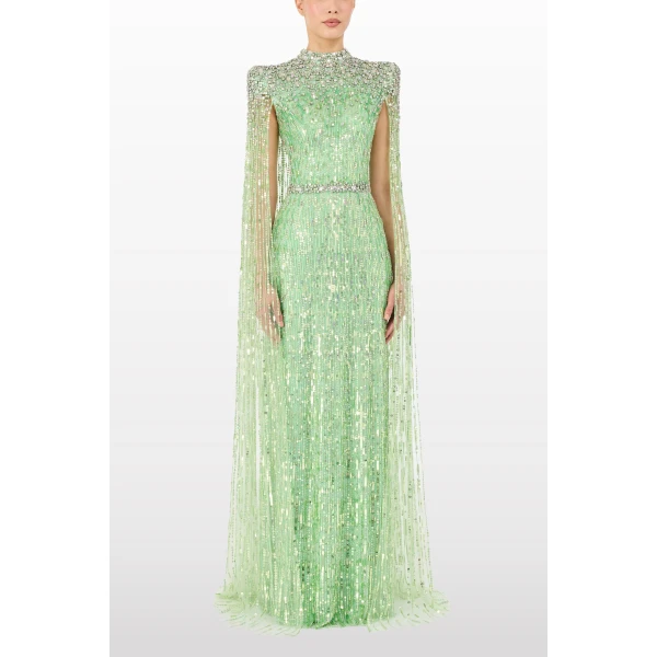 Jenny Packham Opera Dress in Calypso | Evening Gowns | Coveti
