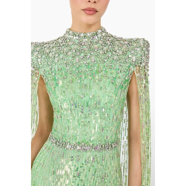 Jenny Packham Opera Dress in Calypso | Evening Gowns | Coveti