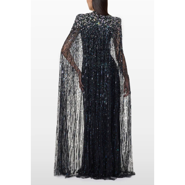 Jenny Packham Opera Dress in Liquorice | Evening Gowns | Coveti