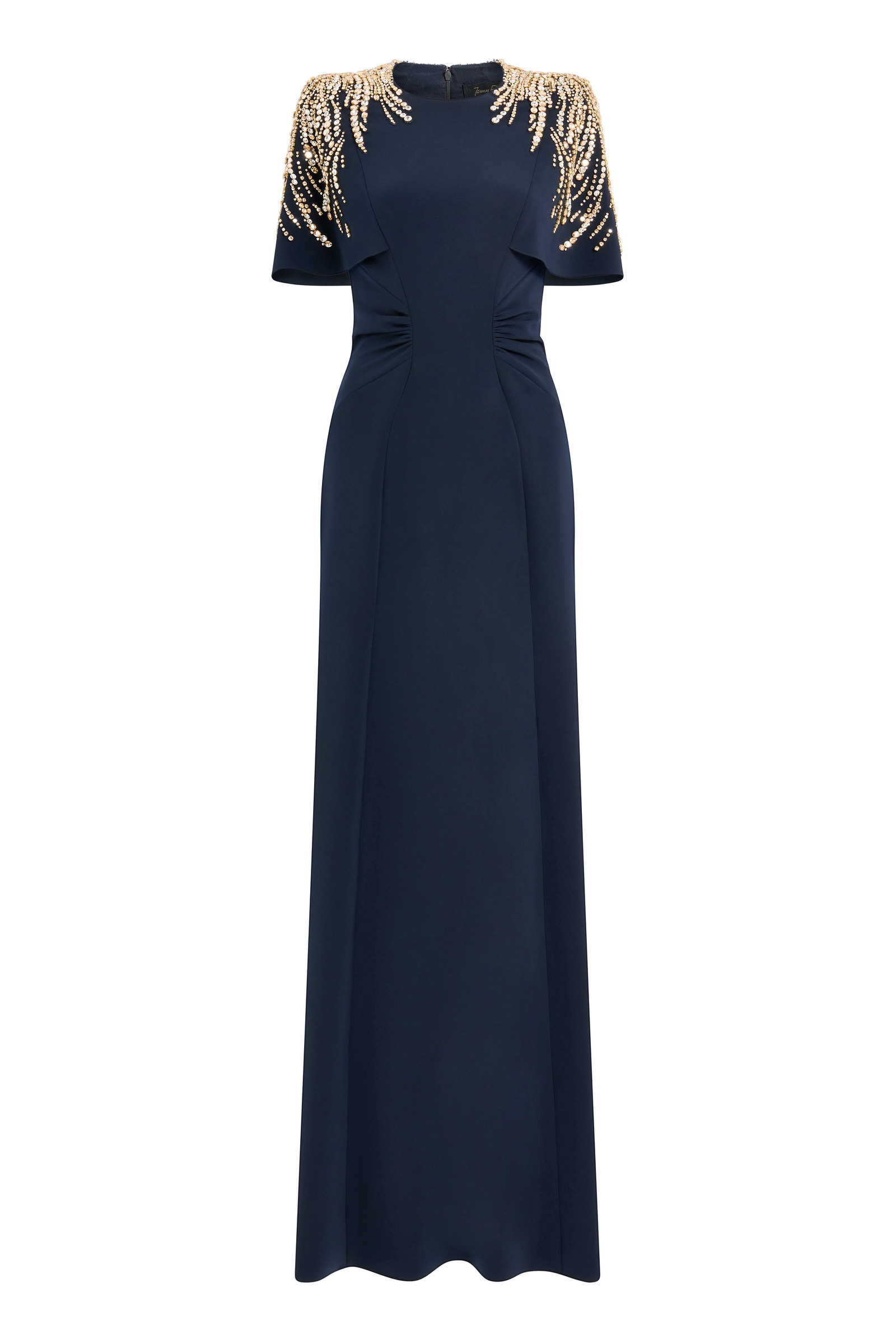 Mini Lin Bucket Jenny Packham Petal Dress in Ink | Buy Dresses at Coveti