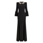Jenny Packham Pueblo Dress in Liquorice | Coveti
