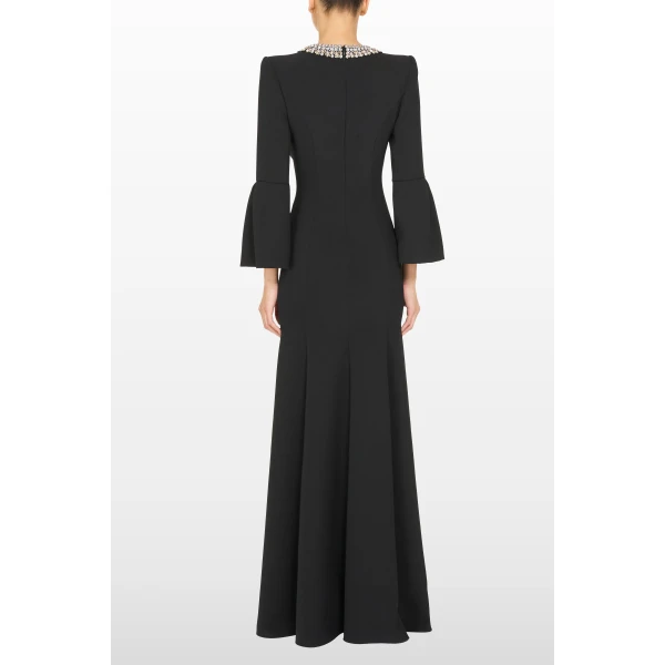Jenny Packham Pueblo Dress in Liquorice | Evening Gowns | Coveti