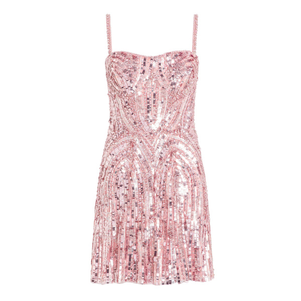 Jenny Packham Rebecca Dress in Pink Pearl | Coveti