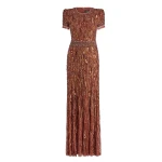 Jenny Packham Roxy Dress in Bronze | Coveti