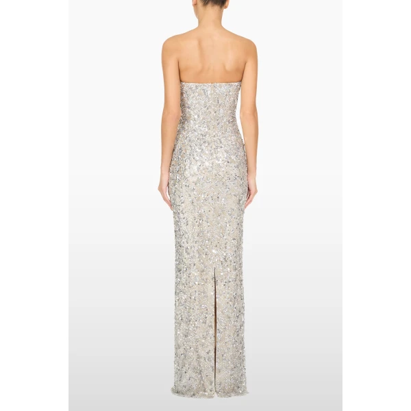 Jenny Packham Sirocco Dress in Moonstone | Evening Gowns | Coveti