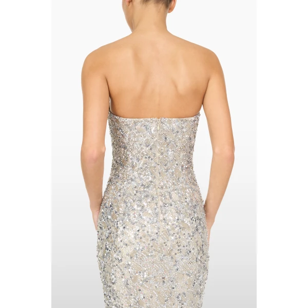 Jenny Packham Sirocco Dress in Moonstone | Evening Gowns | Coveti