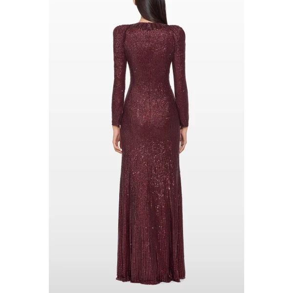 Jenny Packham Sisi Dress in Cardinal | Evening Gowns | Coveti