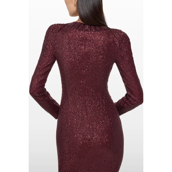 Jenny Packham Sisi Dress in Cardinal | Evening Gowns | Coveti