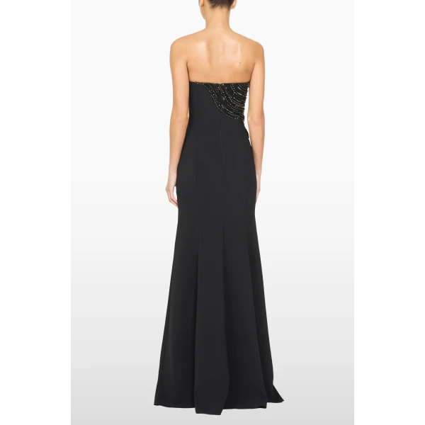 Jenny Packham Soyala Dress in Liquorice | Evening Gowns | Coveti