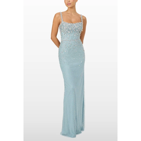 Jenny Packham Sunstead Dress in Haze | Evening Gowns | Coveti