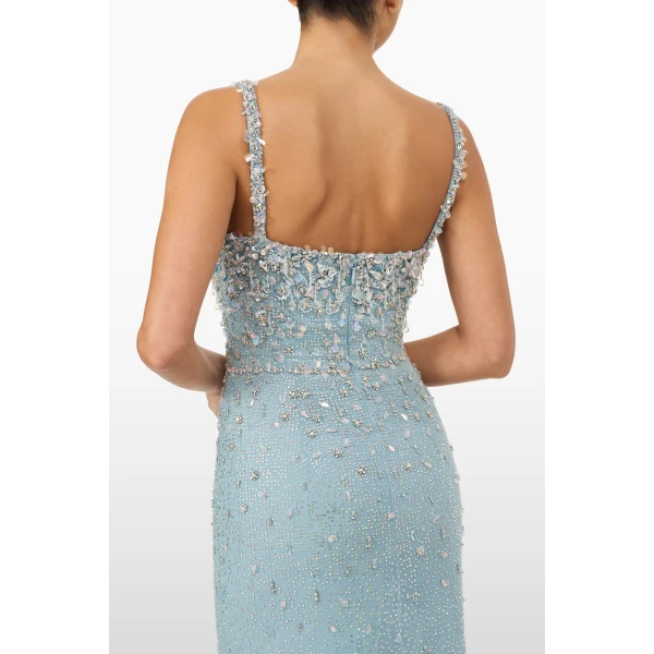 Jenny Packham Sunstead Dress in Haze | Evening Gowns | Coveti