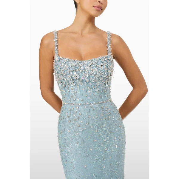 Jenny Packham Sunstead Dress in Haze | Evening Gowns | Coveti