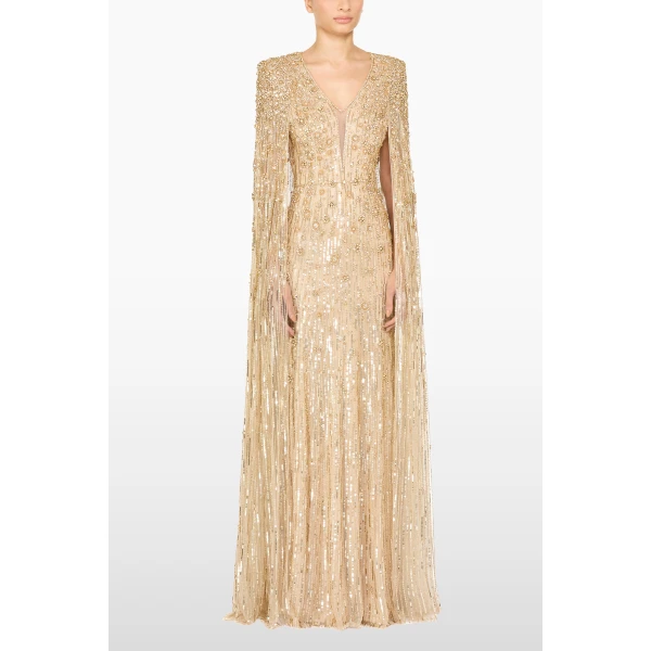 Jenny Packham Sweet Silva Dress in Illusion | Evening Gowns | Coveti