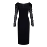 Jenny Packham Swift Dress in Liquorice | Coveti
