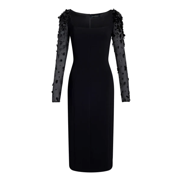 Jenny Packham Swift Dress in Liquorice | Coveti