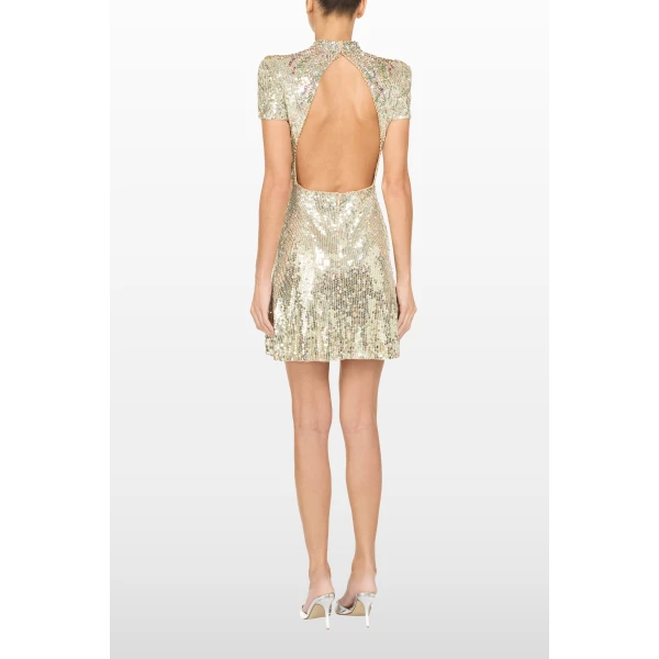 Jenny Packham Tala Dress in Marmo Green | Mini Dresses | Coveti