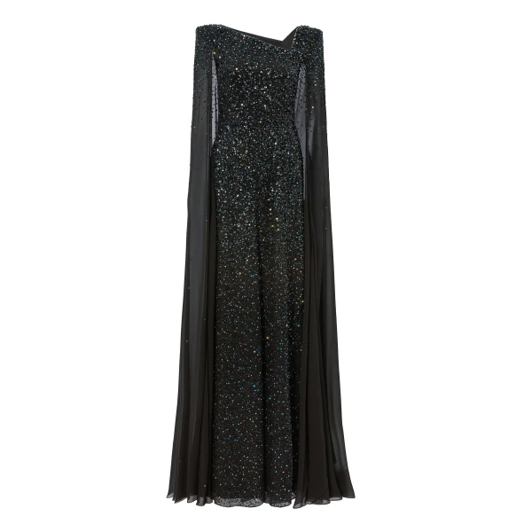 Jenny Packham Twilight Dress in Liquorice | Coveti