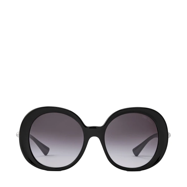 Black Jimmy Choo Adela Sunglasses | Sunglasses