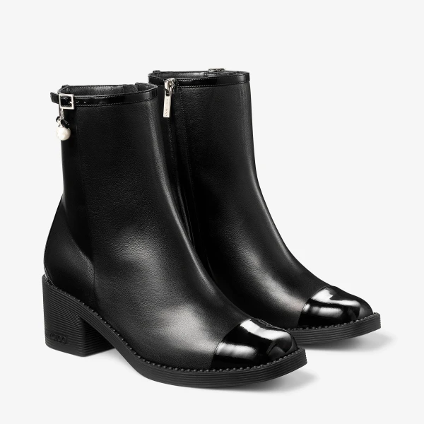 Black Jimmy Choo Adry Ankle Boot 60, view 3 | Boots