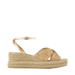 Metallic Jimmy Choo Aella Wedge 60 | Sandals