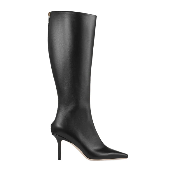 Black Jimmy Choo Agathe Knee Boot 85 | Boots