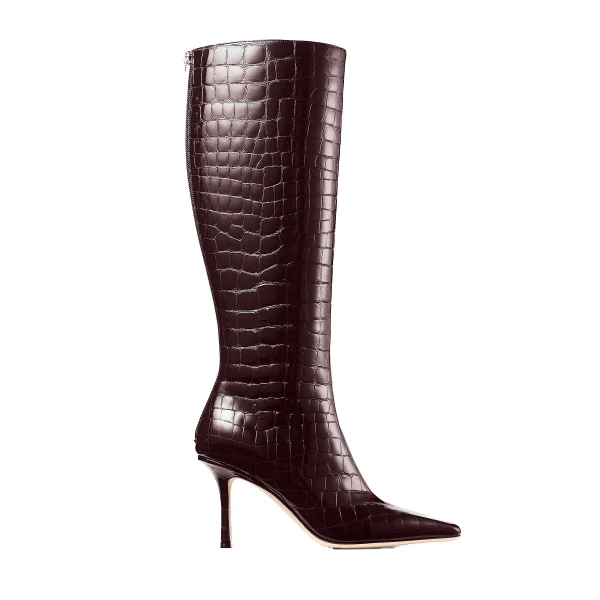 Red Jimmy Choo Agathe Knee Boot 85 | Boots