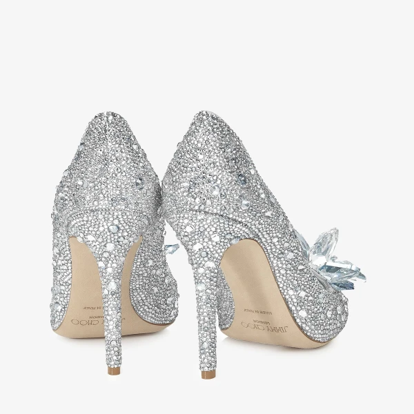 Crystal Jimmy Choo Alia Pumps, view 4 | Heels