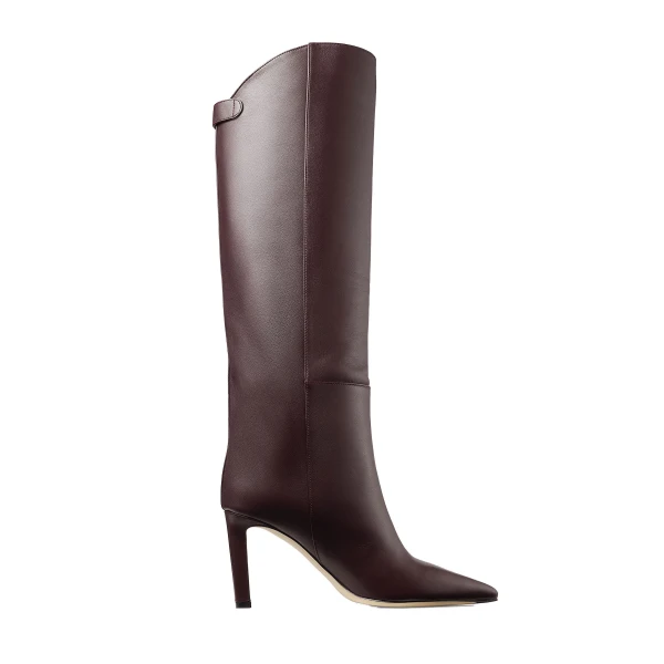 Red Jimmy Choo Alizze Knee Boot 85 | Boots
