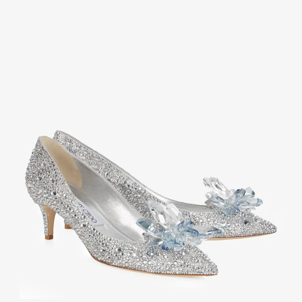 Crystal Jimmy Choo Allure Pumps, view 2 | Heels