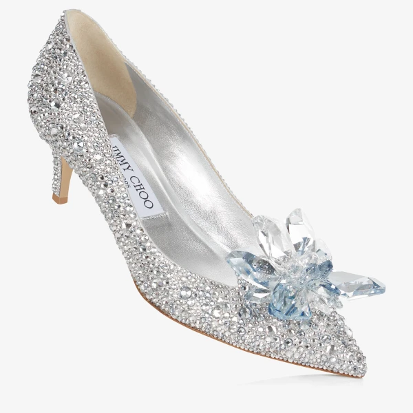 Crystal Jimmy Choo Allure Pumps, view 4 | Heels