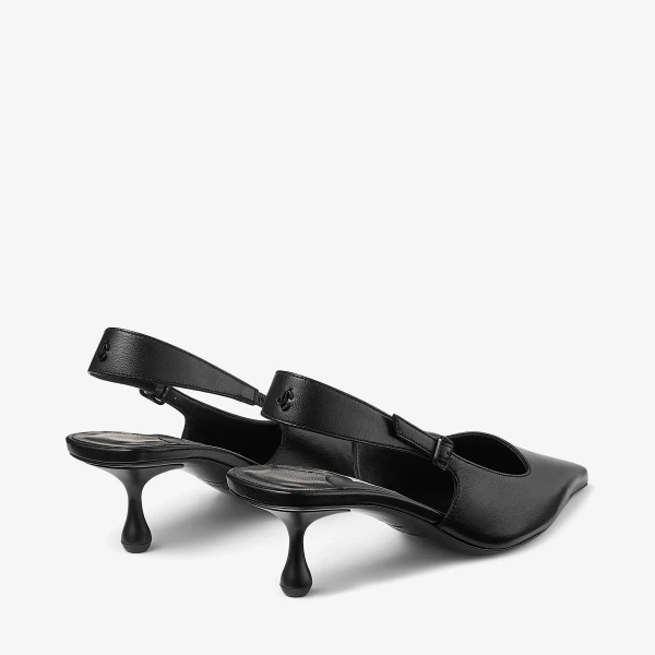 Black Jimmy Choo Amel 50 Pumps, view 5 | Heels