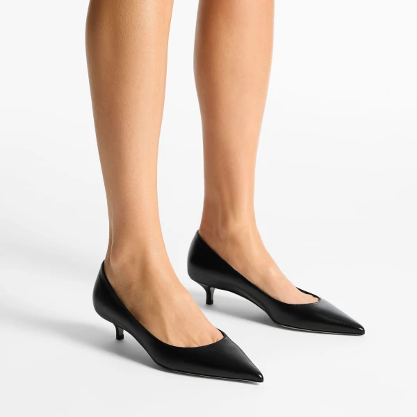 Black Jimmy Choo Amelia 35 Pumps, view 2 | Heels
