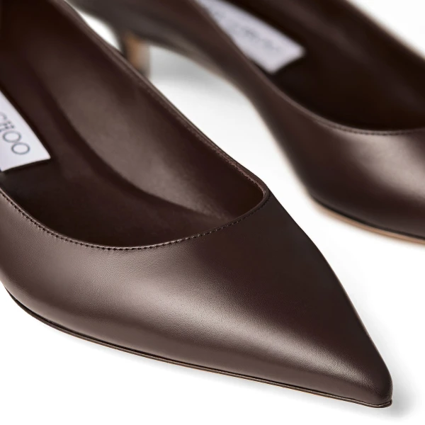 Chocolate Jimmy Choo Amelia 35 Pumps, view 4 | Heels