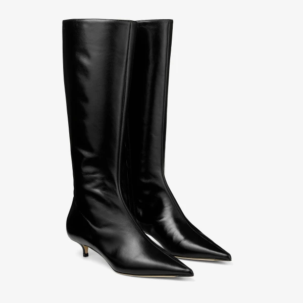 Black Jimmy Choo Amis Knee Boot 35, view 3 | Boots