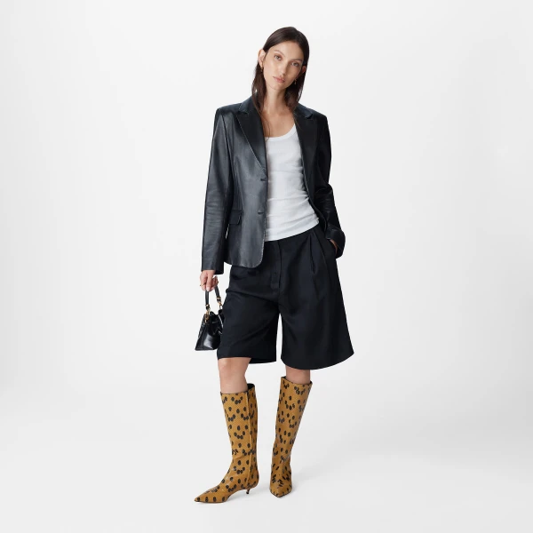 Cigar and Black Jimmy Choo Amis Knee Boot 35, view 2 | Boots