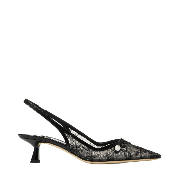 Black Jimmy Choo Amita 45 Pumps | Heels