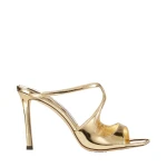 Metallic Jimmy Choo Anise 95 Mules | Mules