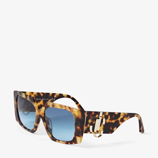 Gradient Blue Jimmy Choo Ariana Sunglasses, view 2 | Sunglasses