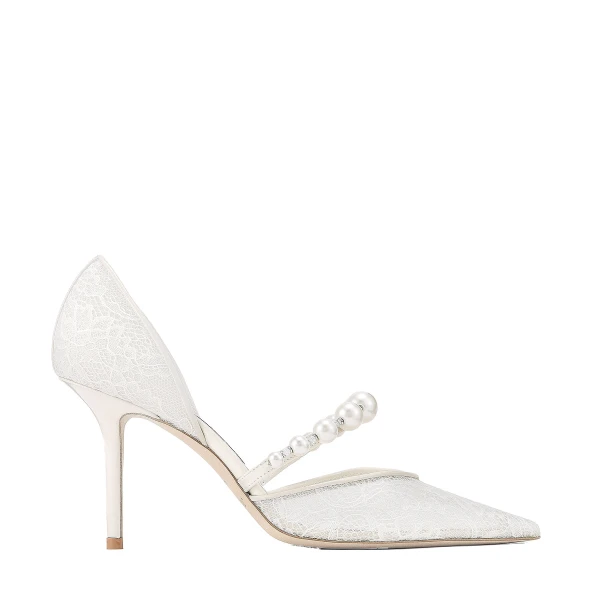 Ivory Jimmy Choo Aurelie 85 Pumps | Heels