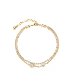 Metallic Jimmy Choo Auri Anklet | Jewelry