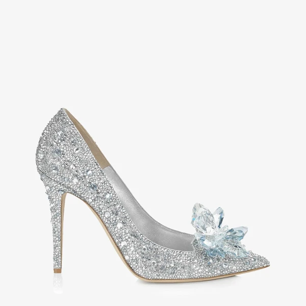 Crystal Jimmy Choo Avril Pumps, view 2 | Heels