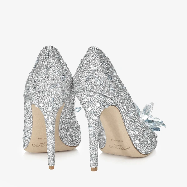 Crystal Jimmy Choo Avril Pumps, view 6 | Heels