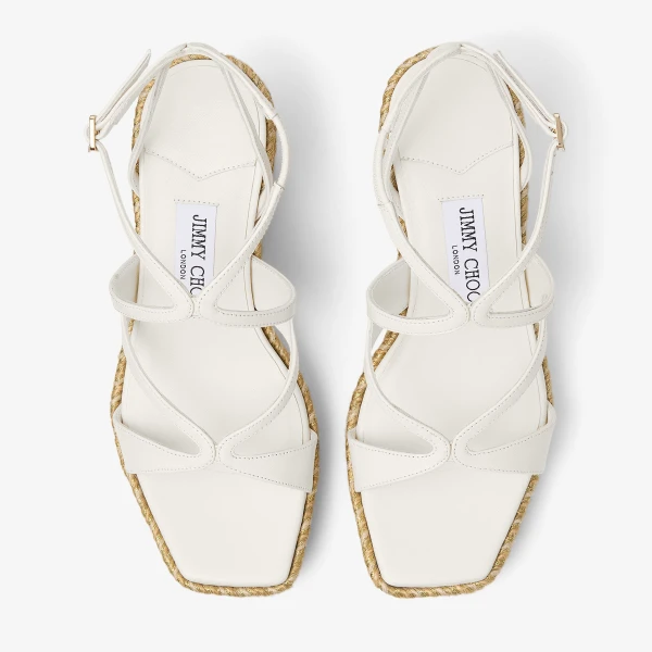 Latte Jimmy Choo Ayla 85 Sandals, view 3 | Sandals